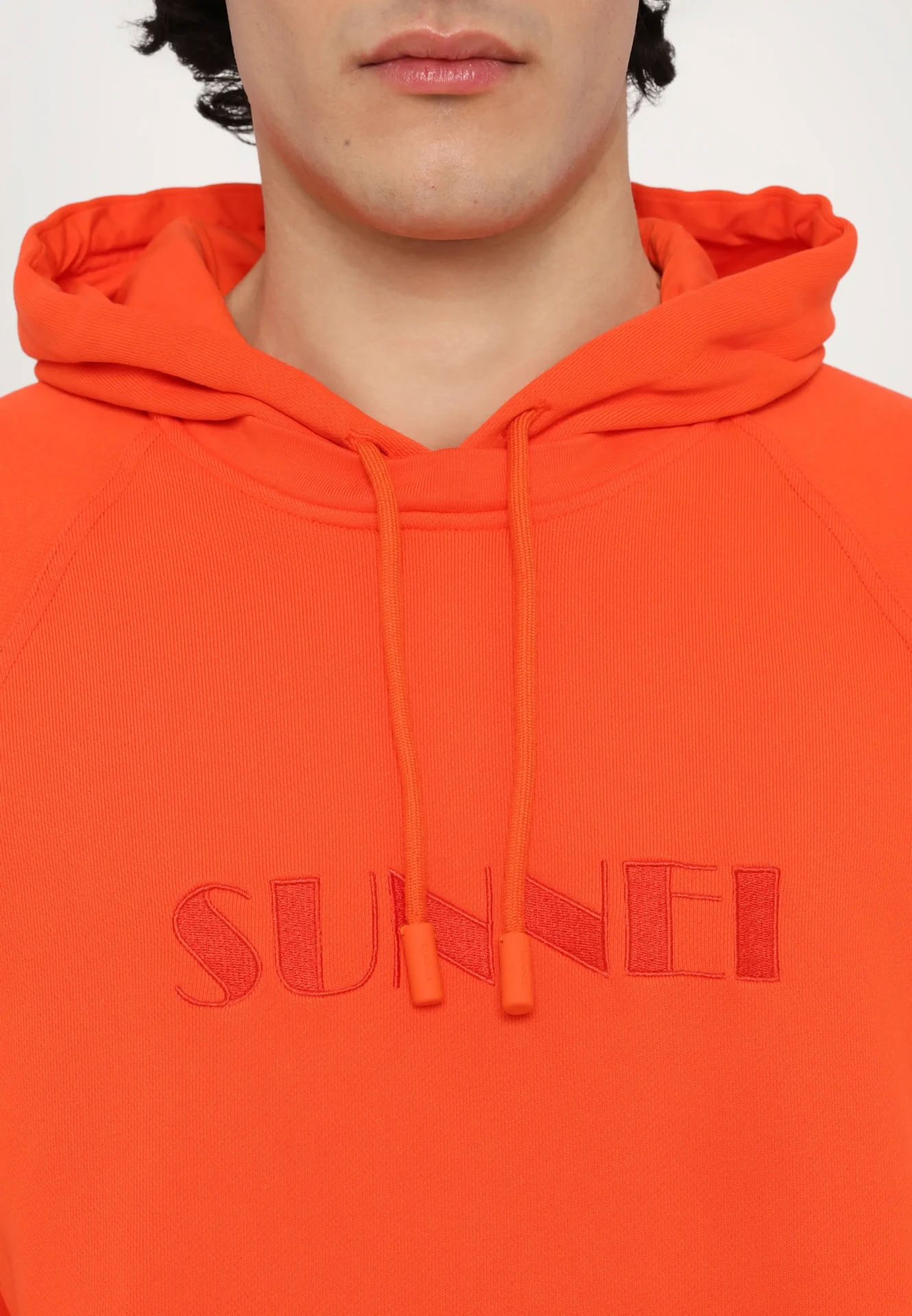 DOUBLE HOODIE BRIGHT ORANGE