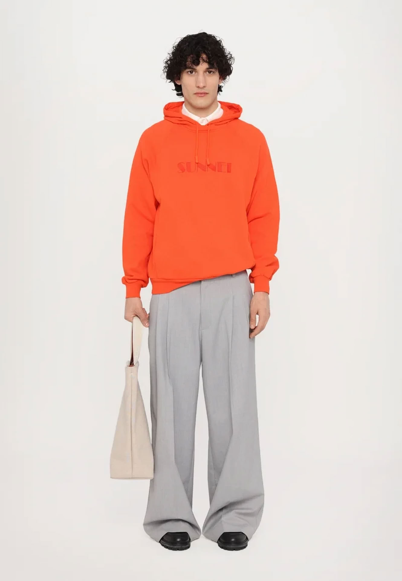DOUBLE HOODIE BRIGHT ORANGE