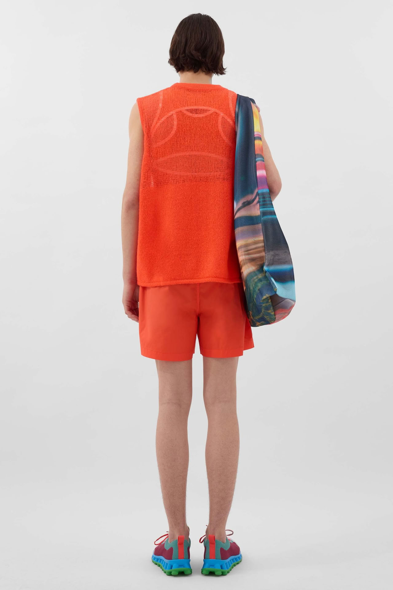 ELASTIC SHORTS BRIGHT ORANGE
