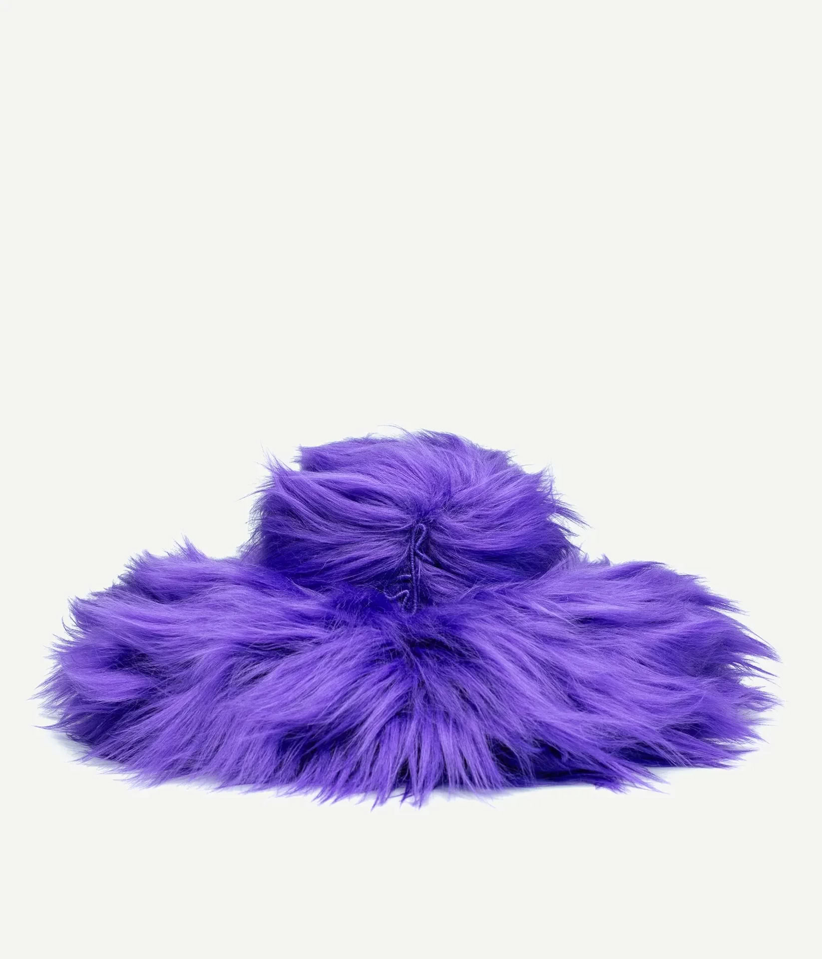 PURPLE HAT FAUX-FUR