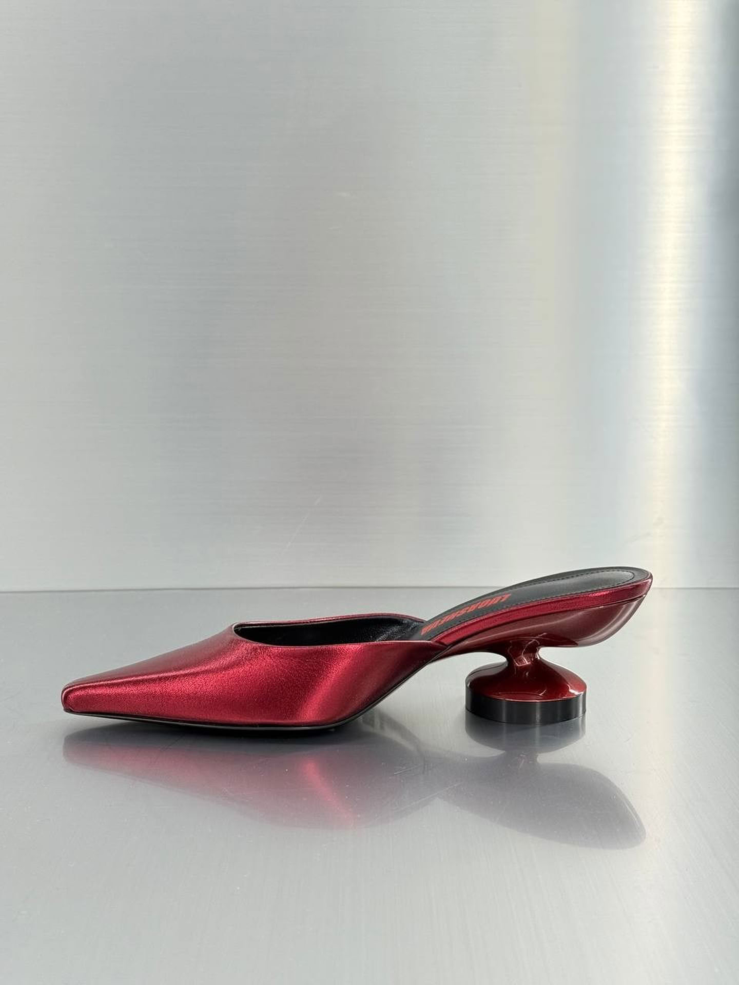 GIORGIA BORDO LEATHER MULES 