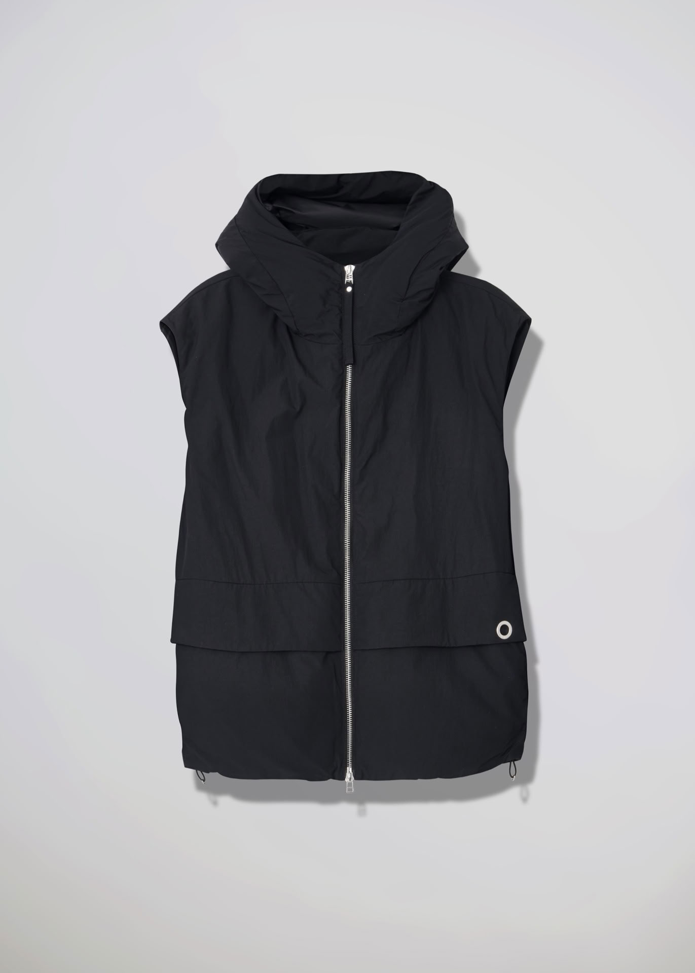 HYBRID PUFFER JACKET IN BLACK