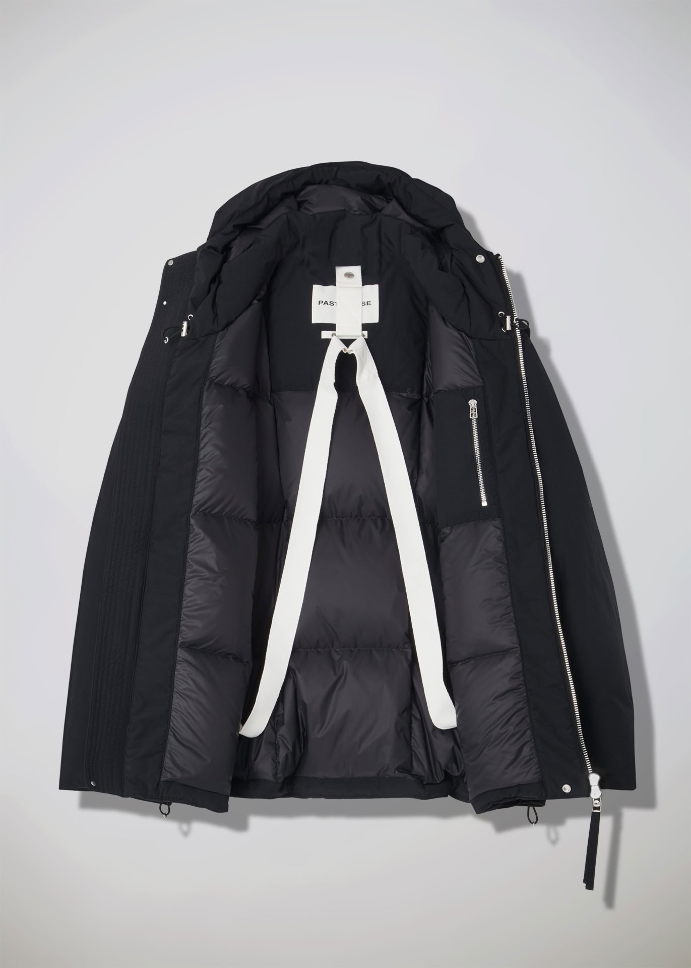 HYBRID PUFFER JACKET IN BLACK