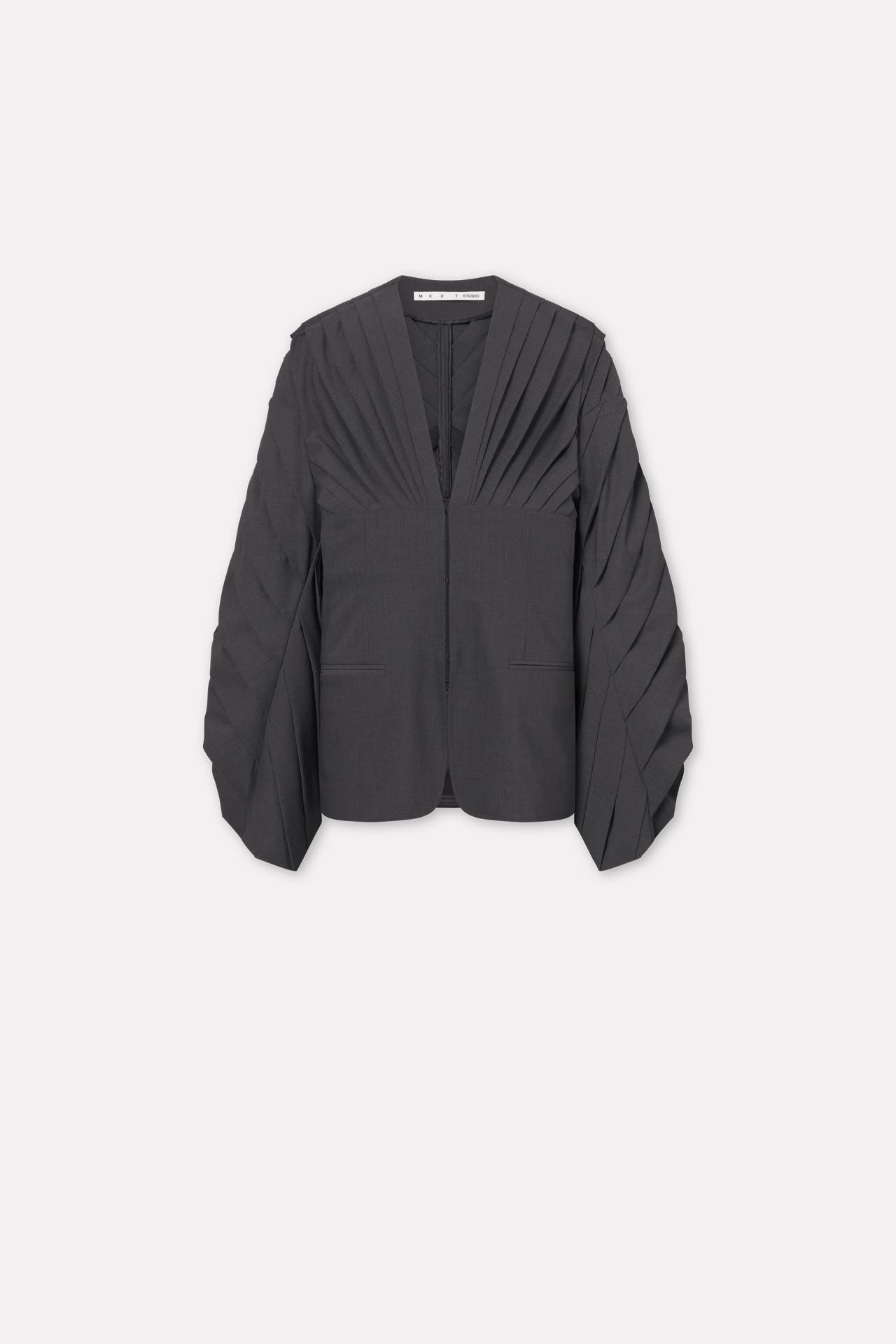 JUNO JACKET IN DARK GREY MELANGE