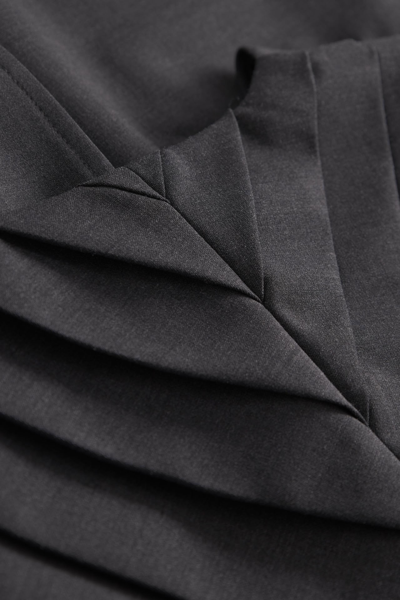 JUNO JACKET IN DARK GREY MELANGE