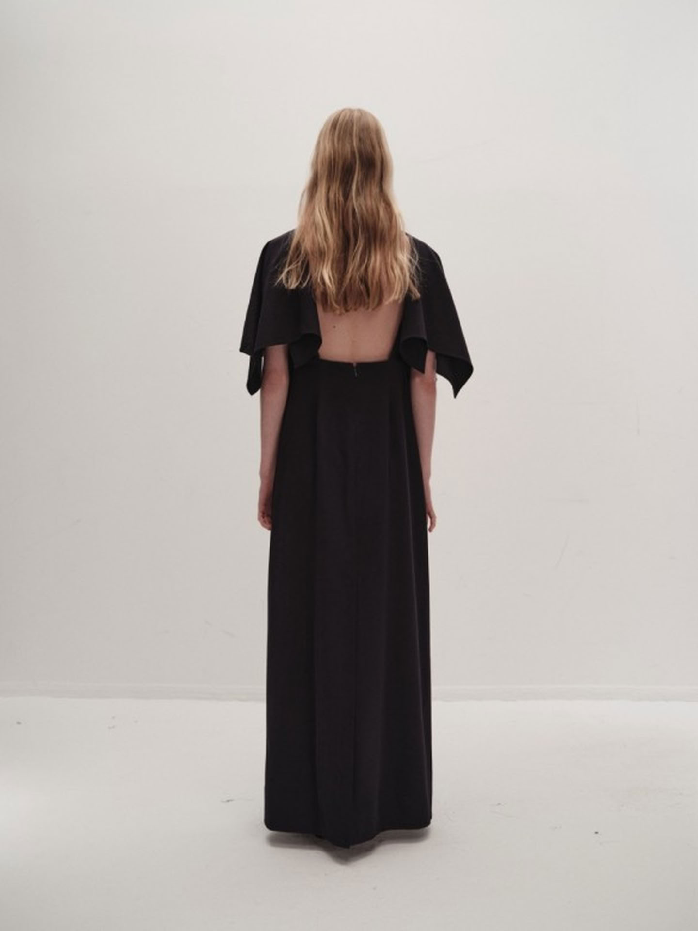 KALA FLAP DRESS IN NAVY