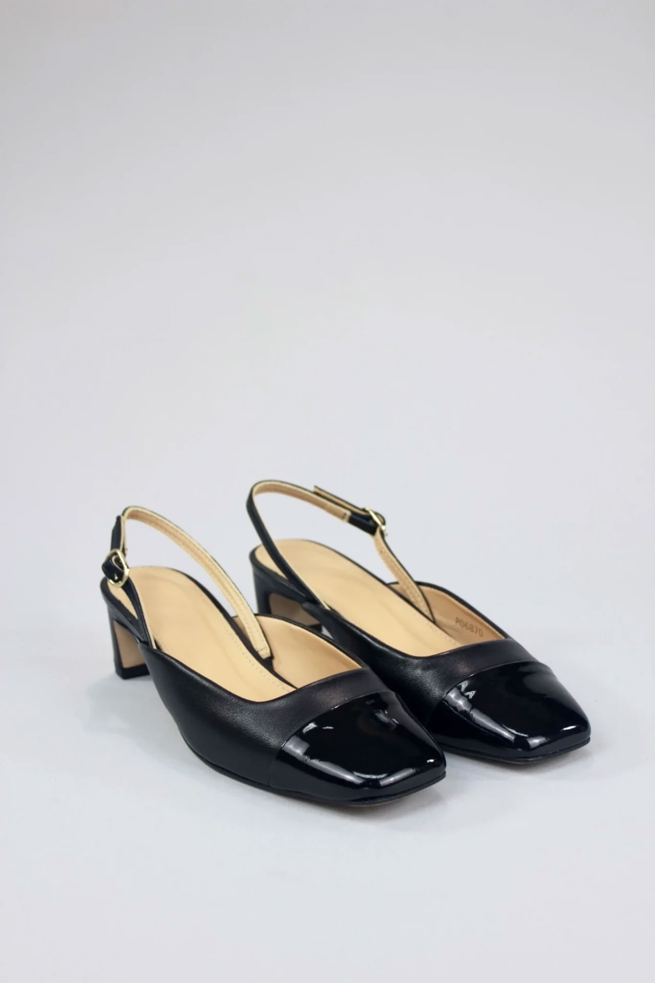 LINDY BLISS LEATHER PUMPS IN BLACK