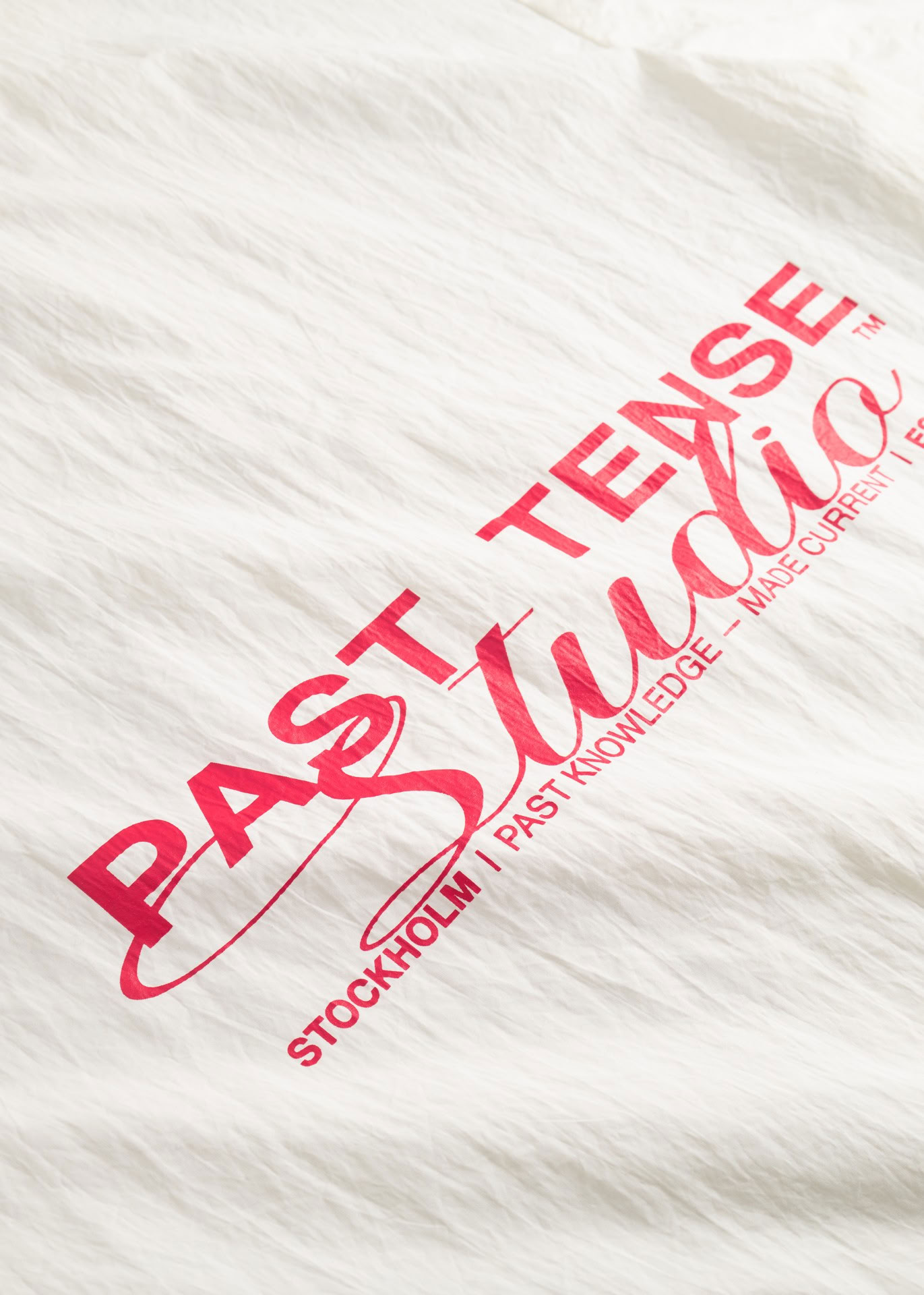 LOGO COACH JACKET IN OFF WHITE