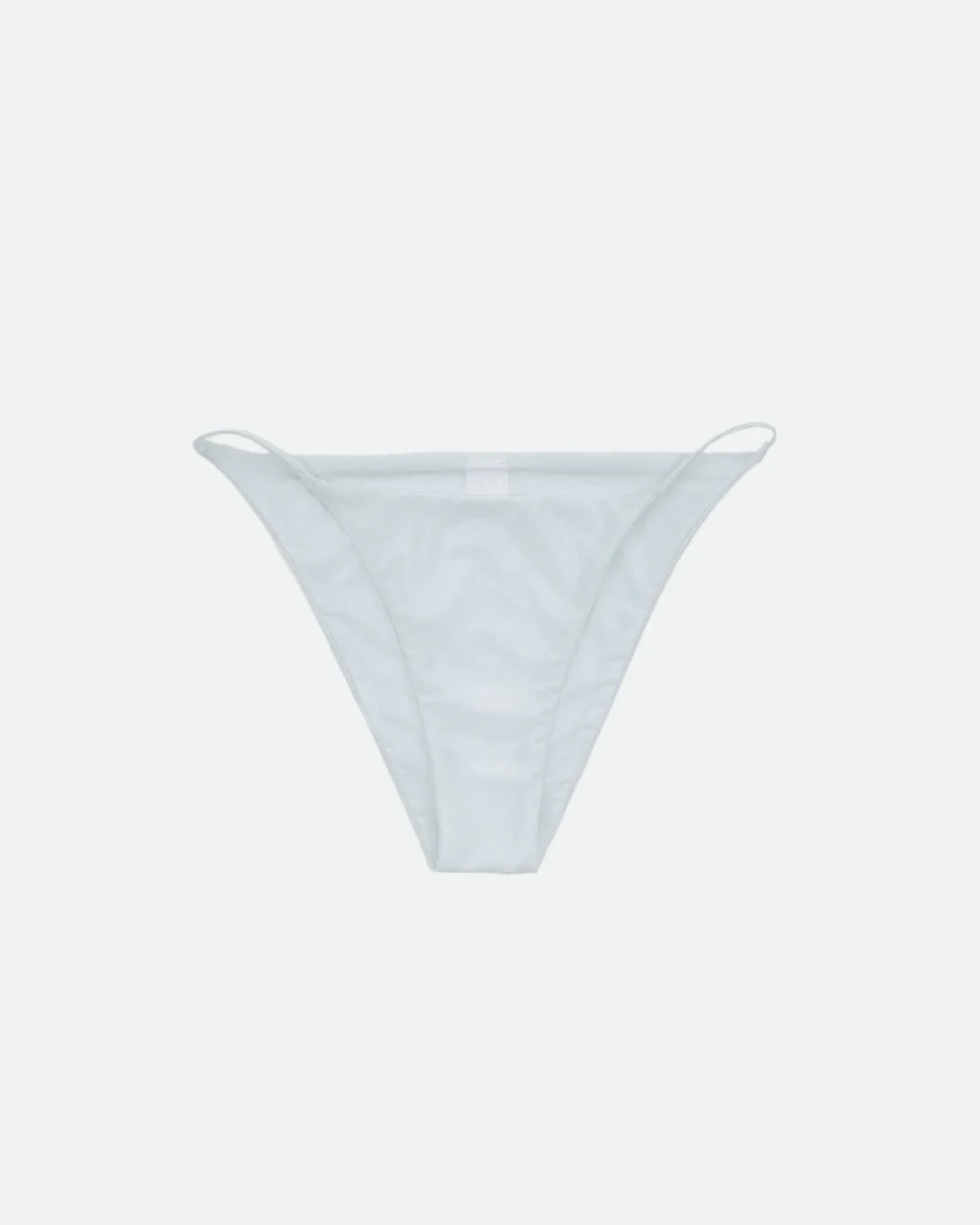 LOW-RISE BIKINI AQUA