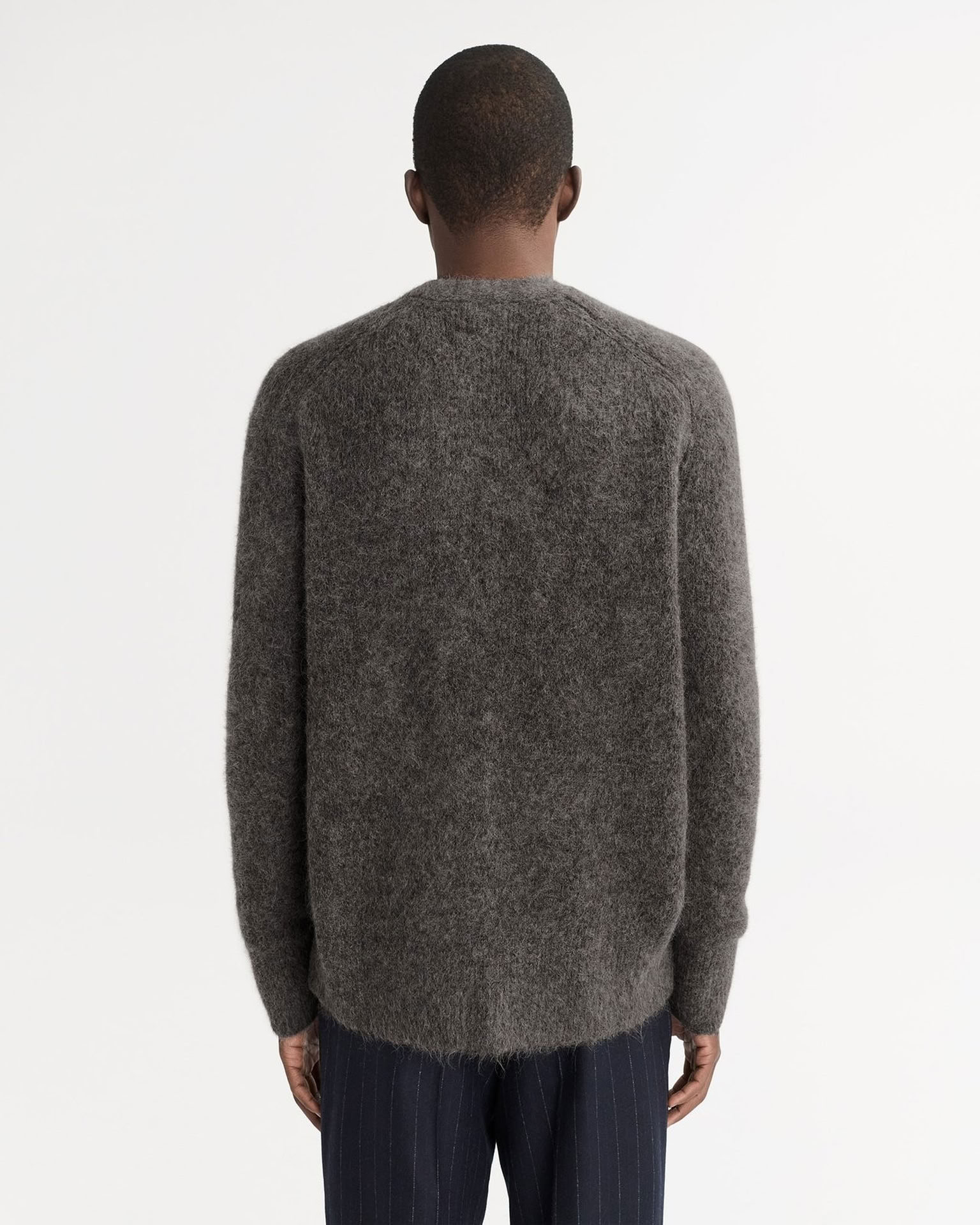 MEN'S ALPACA CARDIGAN WOOD