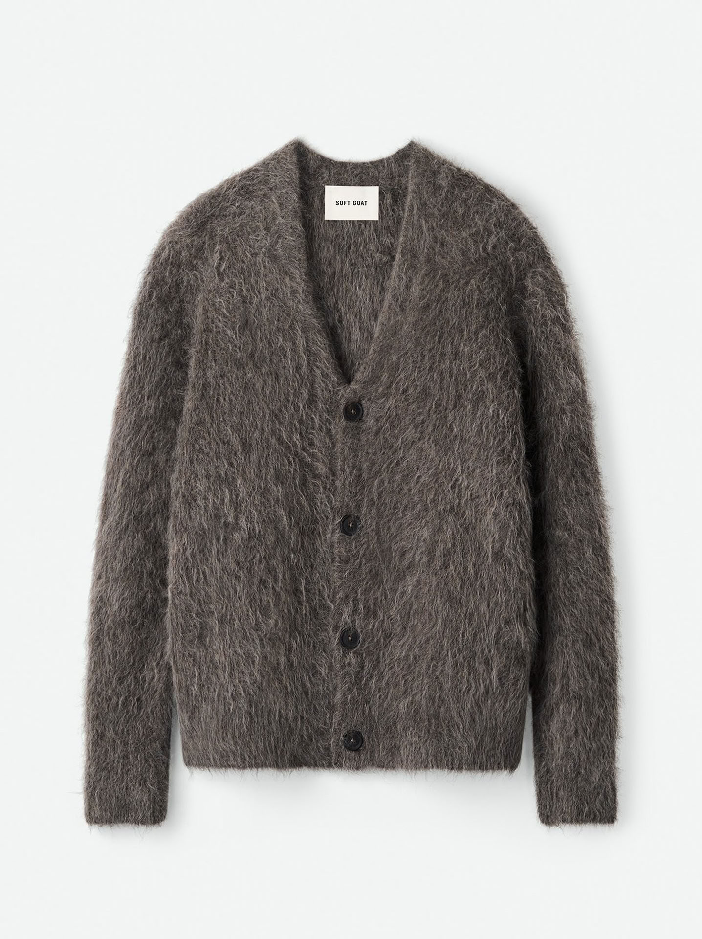 MEN'S ALPACA CARDIGAN WOOD