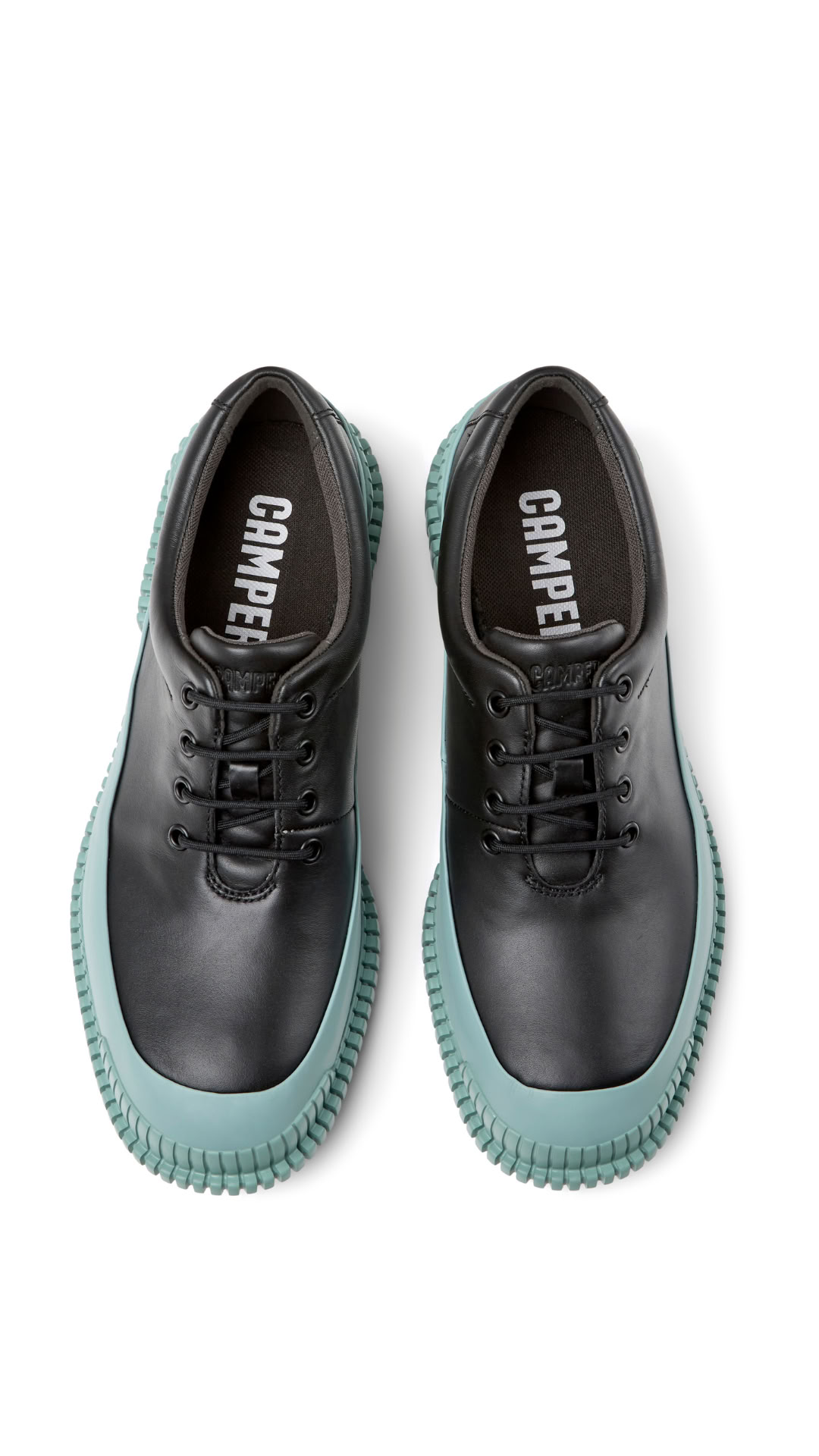 MEN'S PIX MULTICOLOR LEATHER SHOES IN GREEN 