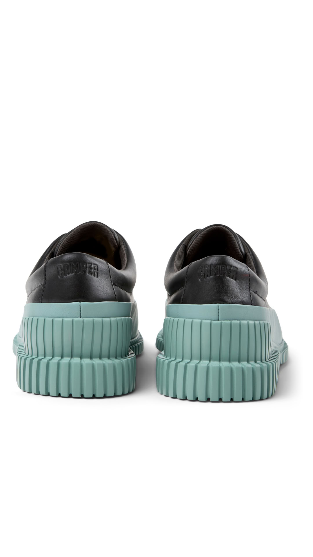 MEN'S PIX MULTICOLOR LEATHER SHOES IN GREEN 