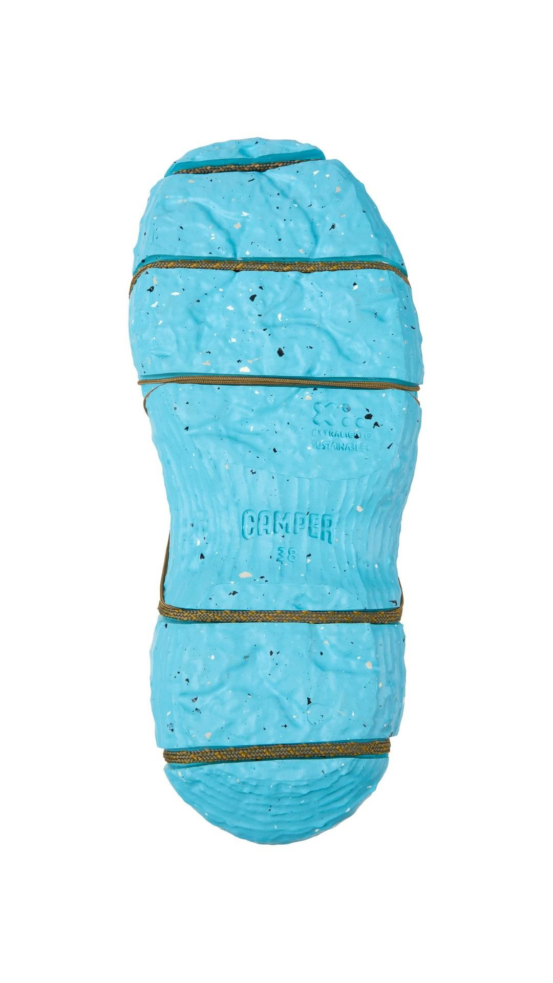 MEN'S ROKU MULTICOLOR SNEAKERS IN GREEN/BLUE