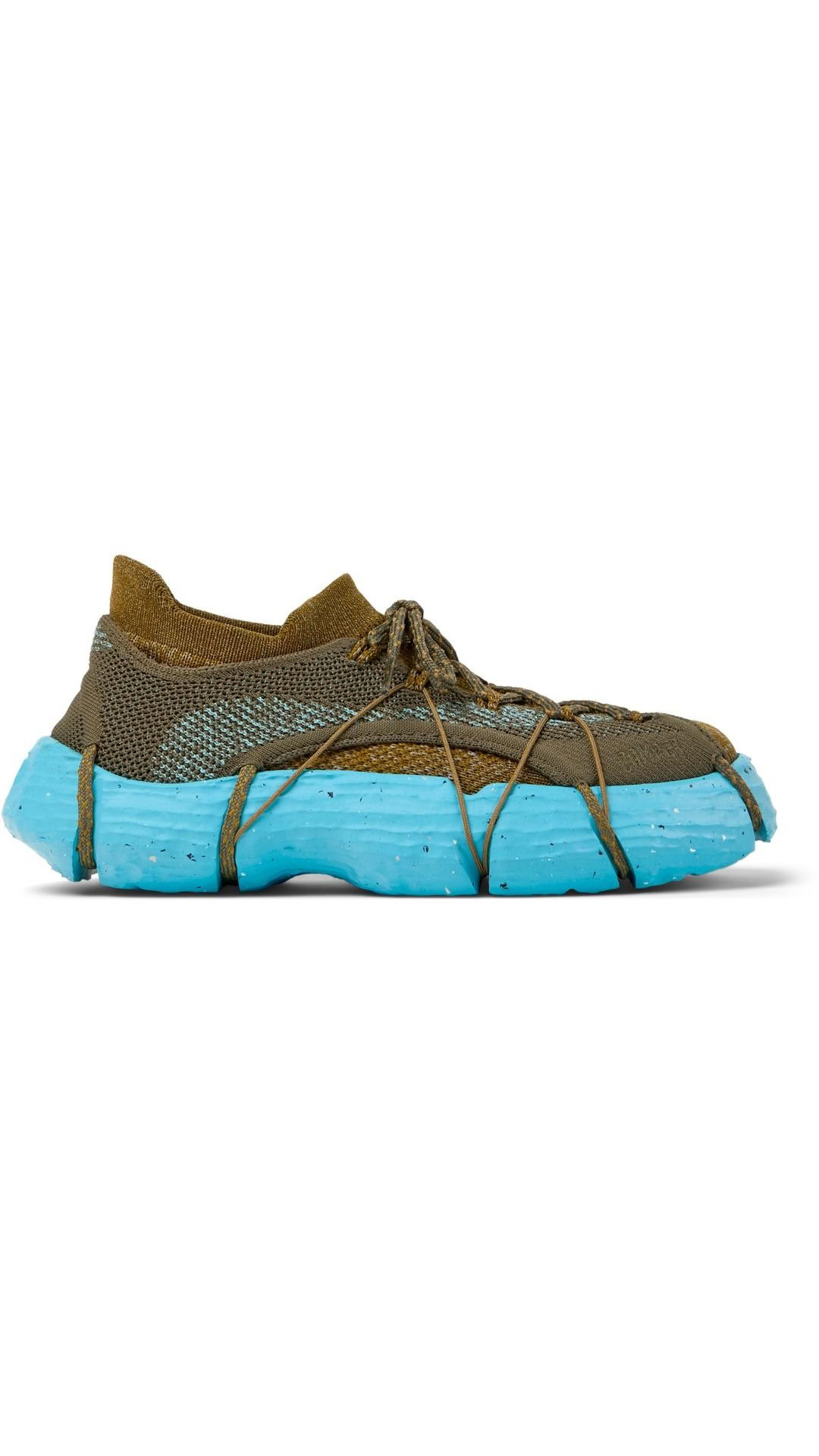 MEN'S ROKU MULTICOLOR SNEAKERS IN GREEN/BLUE
