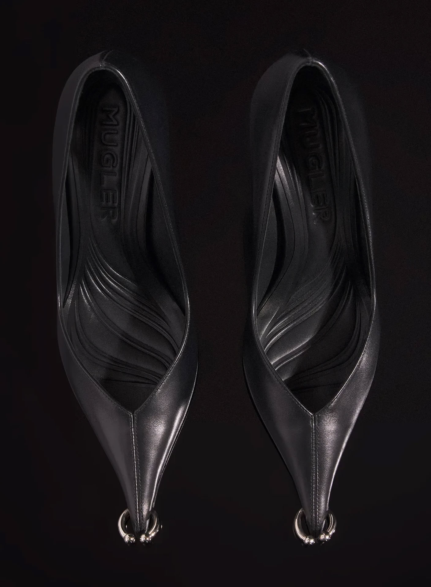 PIERCING PUMP NAPPA BLACK 