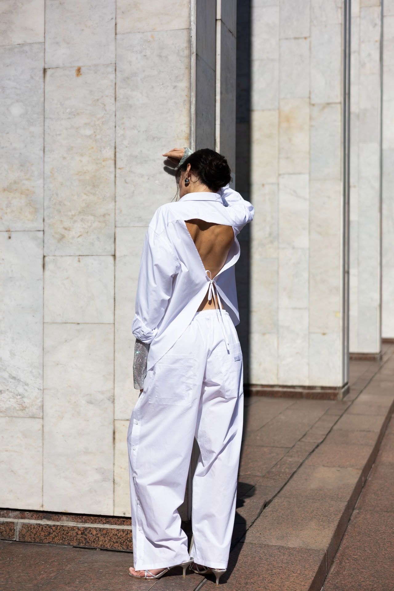 REDESIGNED SHIRT 156 IN WHITE