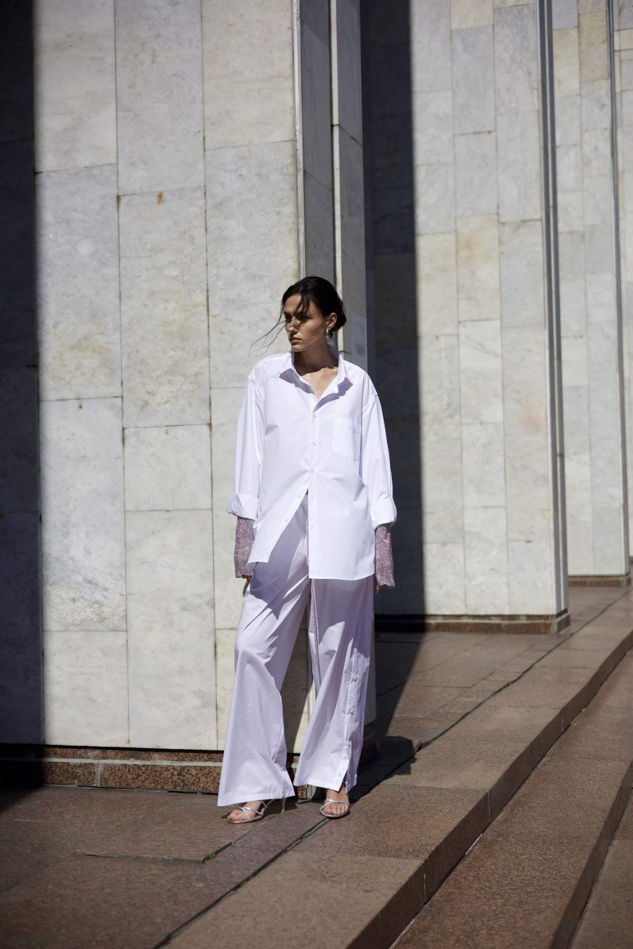 REDESIGNED SHIRT 156 IN WHITE