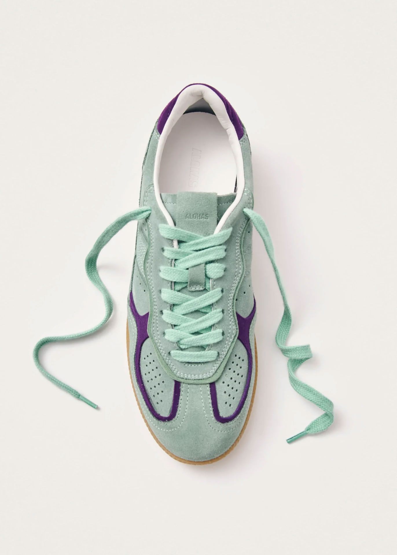 RIFE LEATHER SNEAKERS IN BLUE