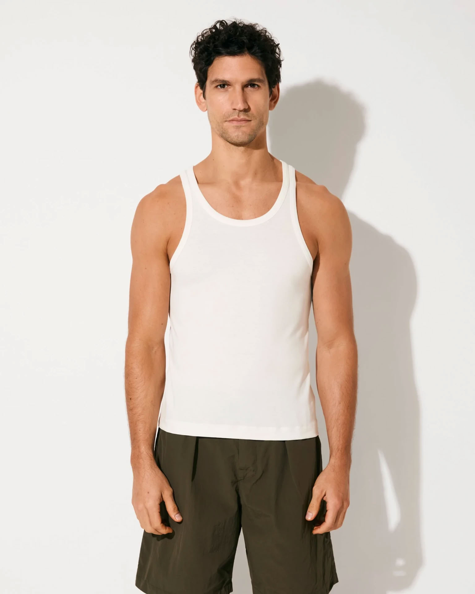 M - SEACELL TANK TOP IN WHITE
