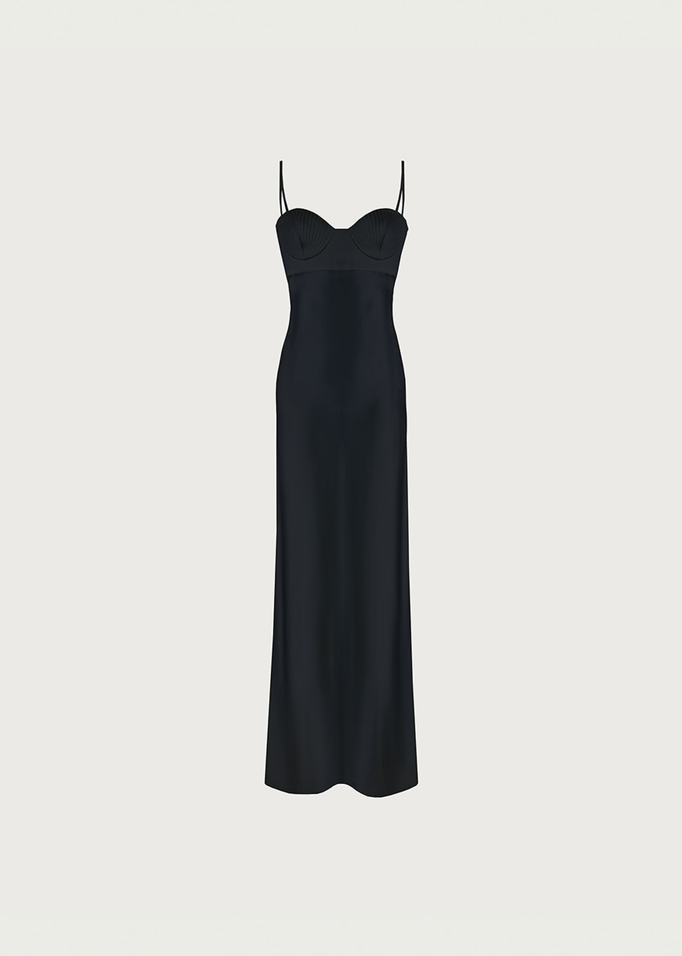 SEASHELL BRA DRESS BLACK