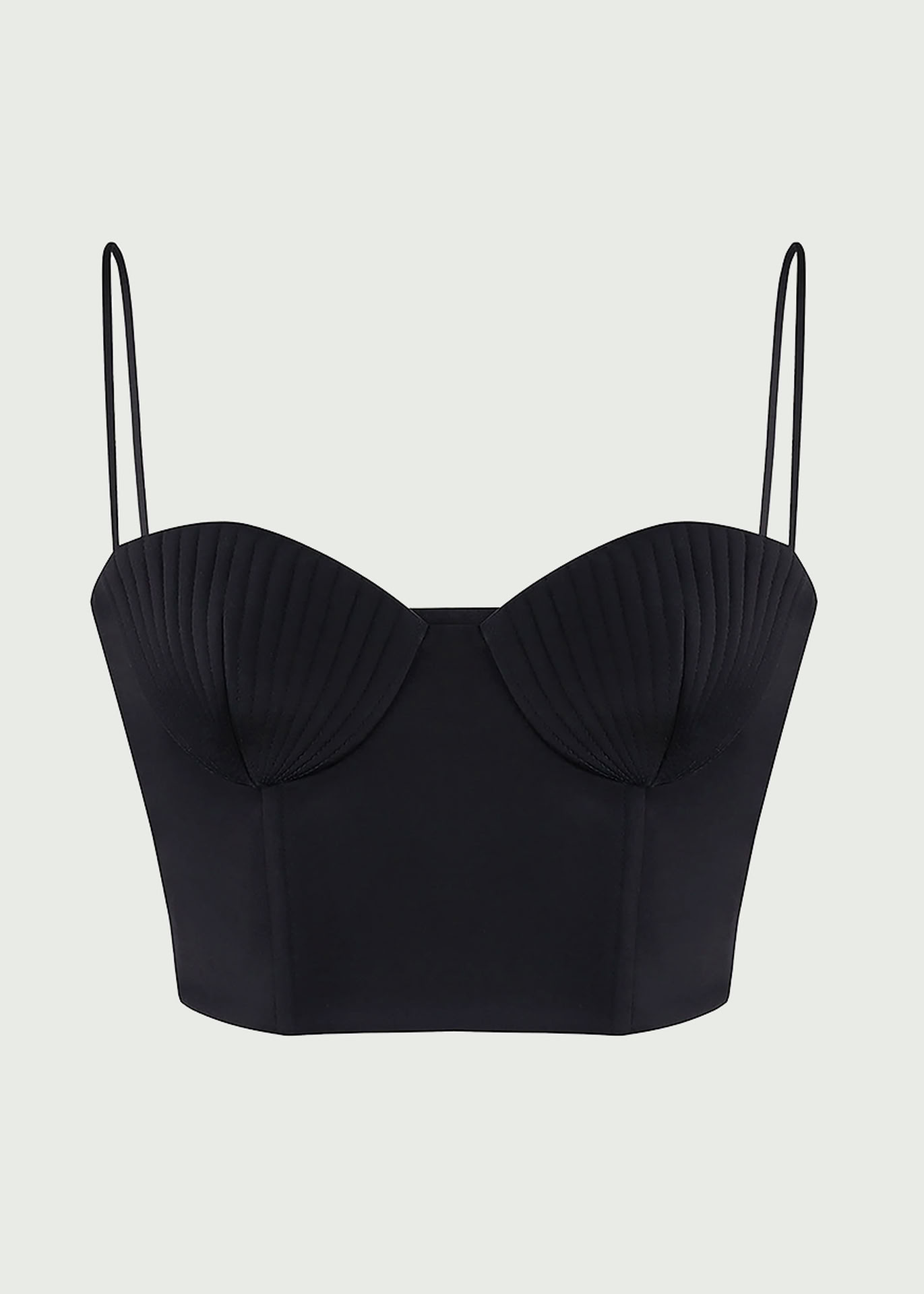 SEASHELL TOP BLACK