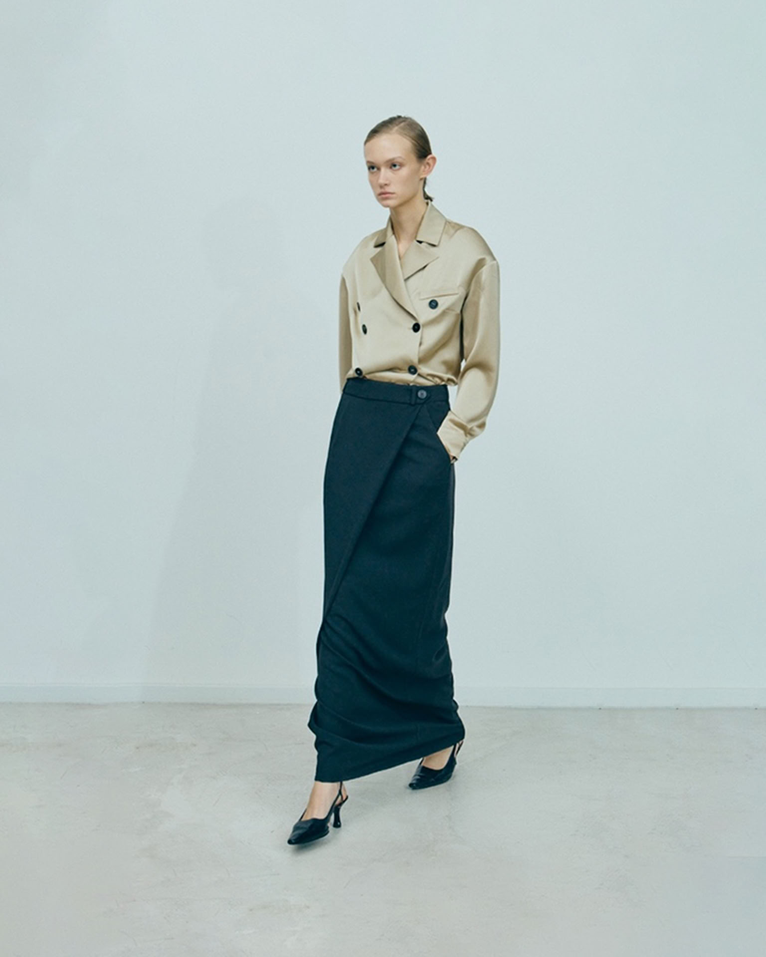 SKIRT #10 BLACK FW24