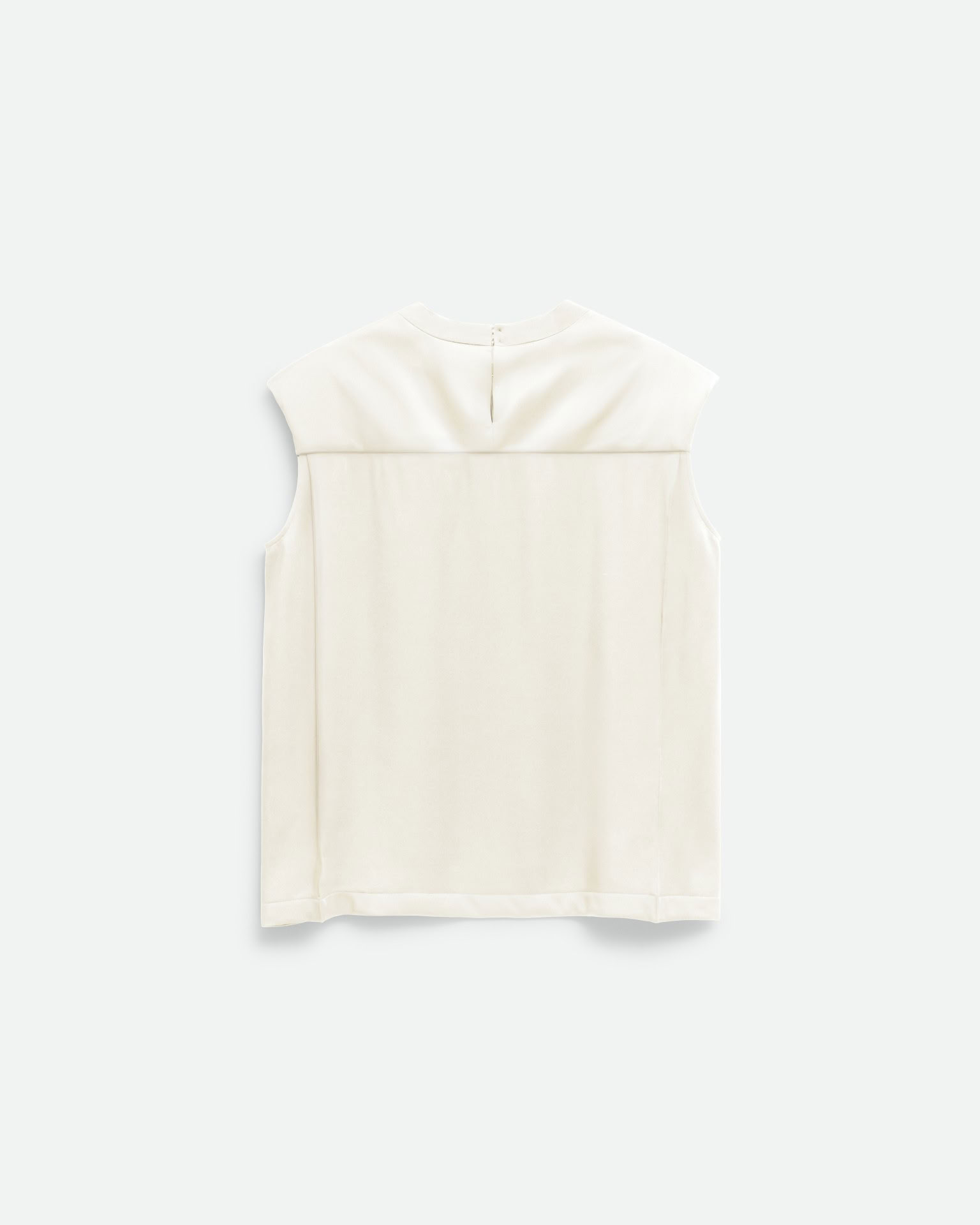 SQUARE NECK TOP IN CREME BRULEE