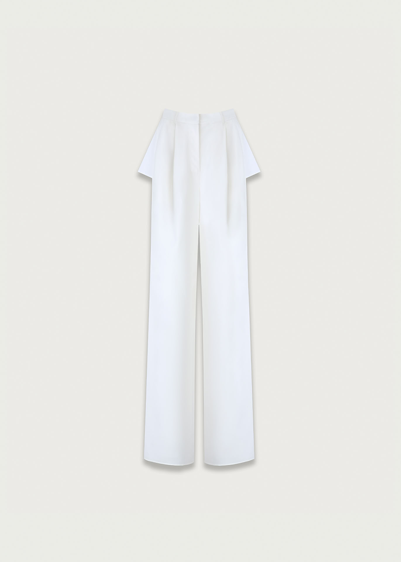 Trousers With Slits IVORY