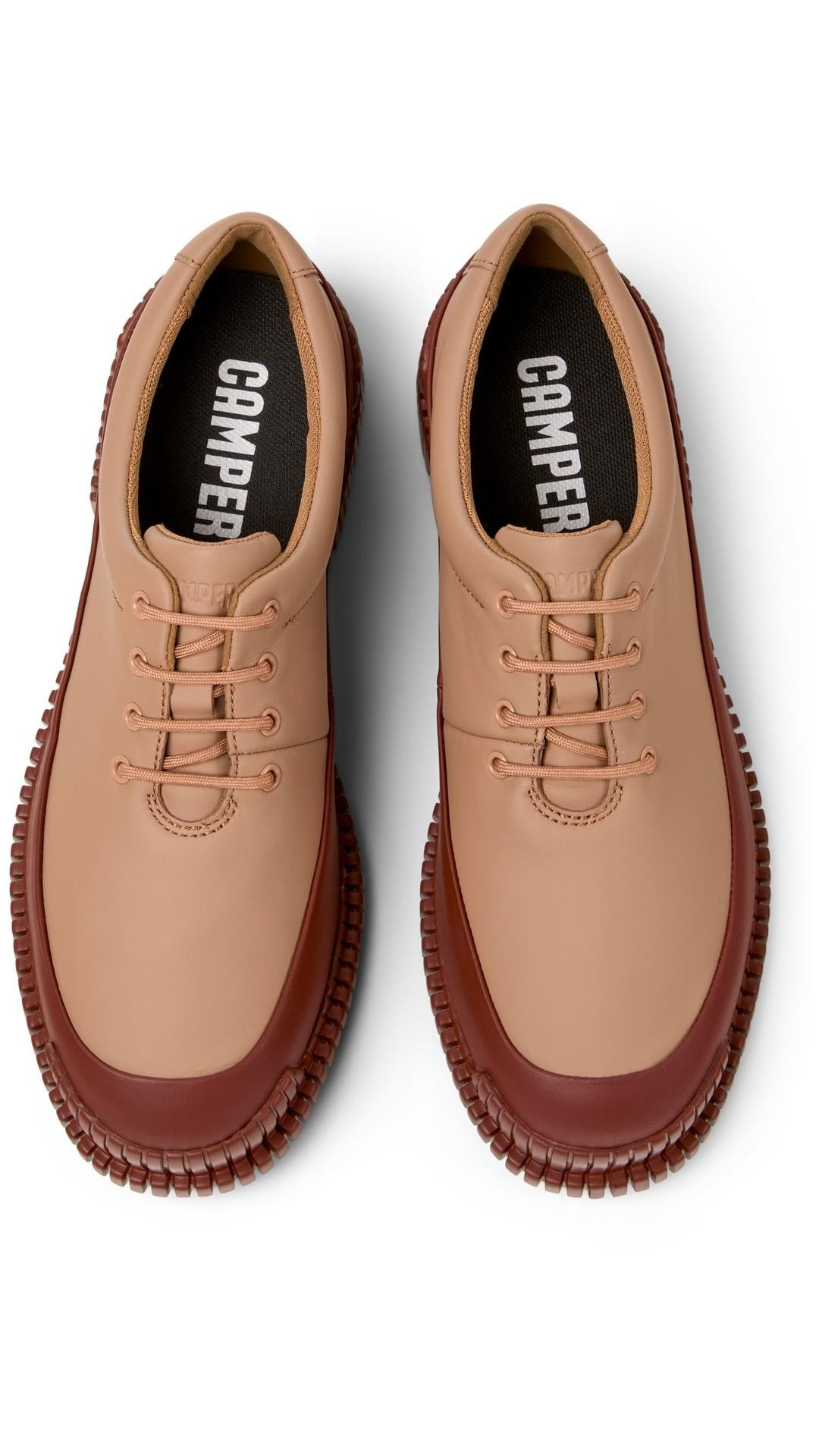 WOMEN'S PIX BROWN LEATHER SHOES 