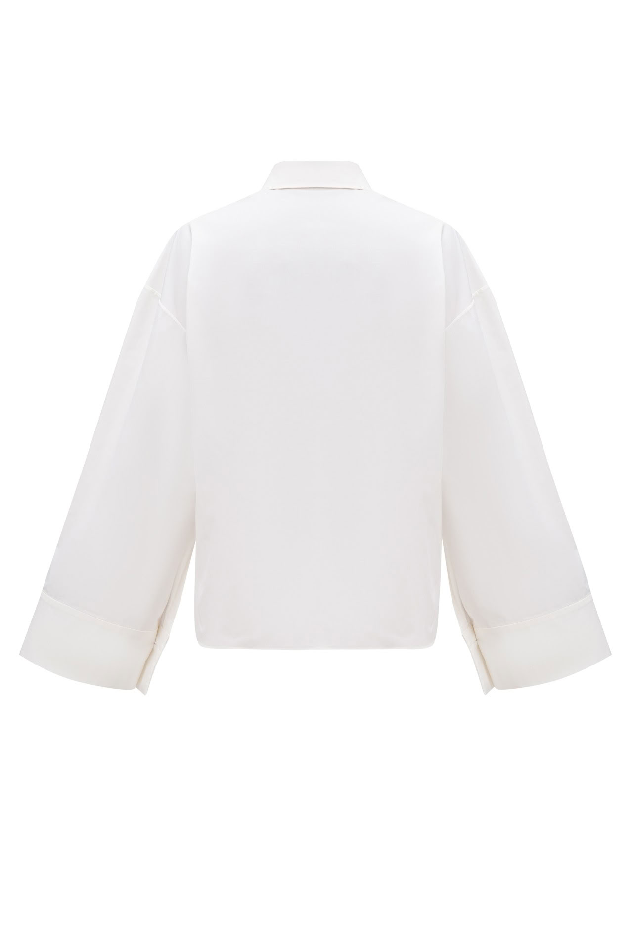 ZORYANA EMBROIDERED SHIRT IN WHITE