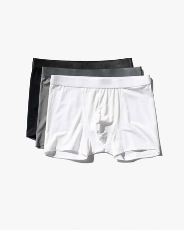 M - 3X Boxer Briefs  Black/Grey/White