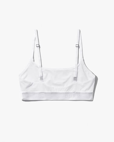 W-SCOOP BRALETTE WHITE
