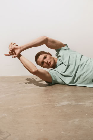 M - MIDWEIGHT T-Shirt  BLUE MIST