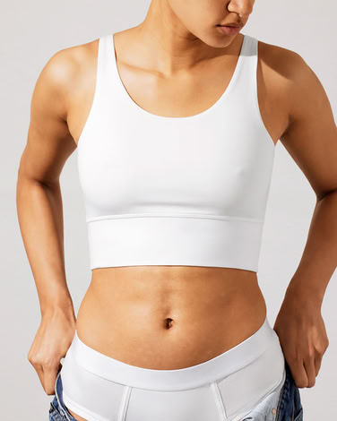 W - Crop Top WHITE