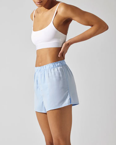 W - WOVEN Boxer Shorts SKY BLUE