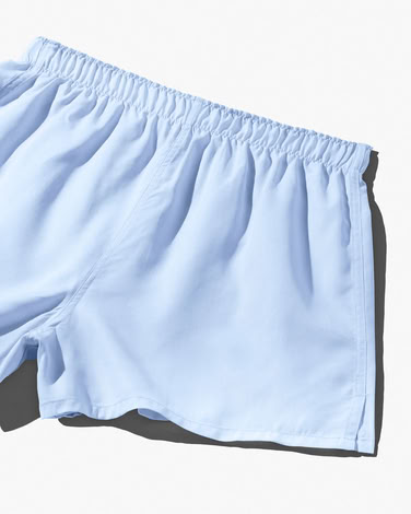 W - WOVEN Boxer Shorts SKY BLUE