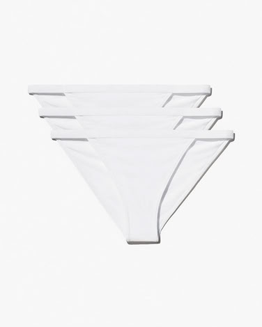 W - 3X  W-TANGA BRIEF IN WHITE