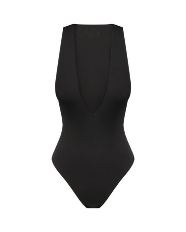 STRETCH-FIT BODYSUITE MIDNIGHT BLACK 