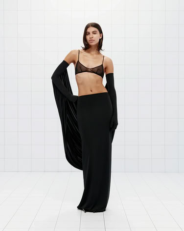 SLEEK LINED MAXI SKIRT