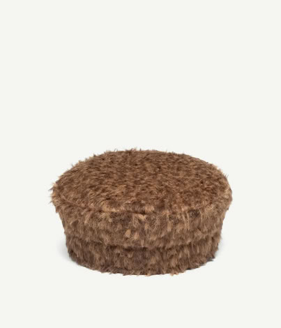 BAKER BOY CAP IN BROWN