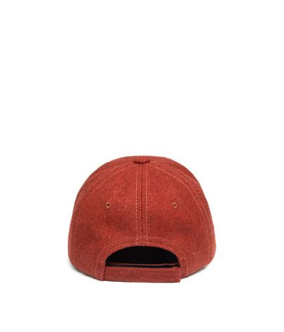 BASEBALL CAP IN BURGUNDY 