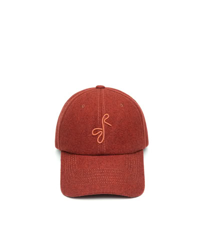 BASEBALL CAP IN BURGUNDY 