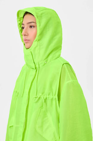 LIGHT EMBER COAT NEON YELLOW 