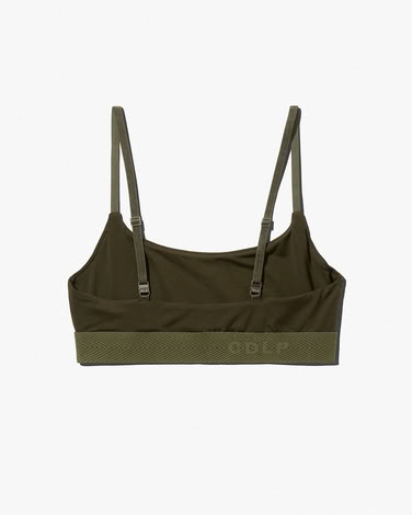 W-SCOOP BRALETTE OLIVE GREEN
