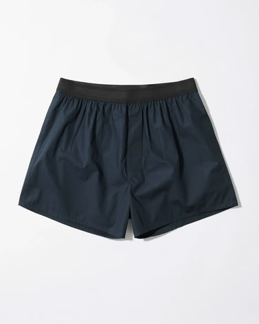 COTTON WOVEN BOXER SHORTS CLASSIC NAVY