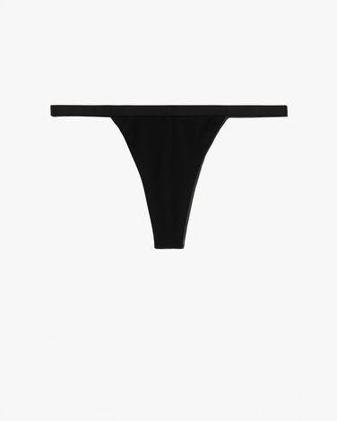 3 X STRING THONG BLACK