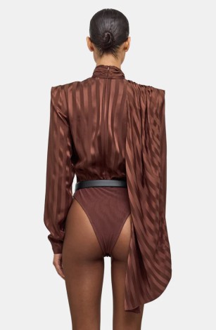 POPPINS BODYSUIT IN BROWN