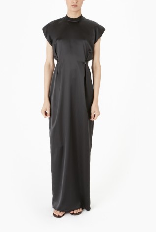 ZERO WASTE ADJUSTABLE DRESS IN BLACK