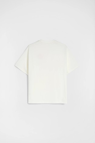 CNY T-SHIRT CN SS EMB PORCELAIN